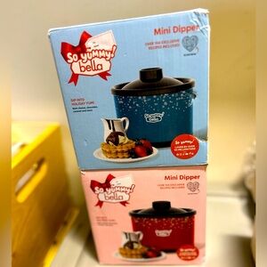 Bella Mini Dipper Set - Blue and Red